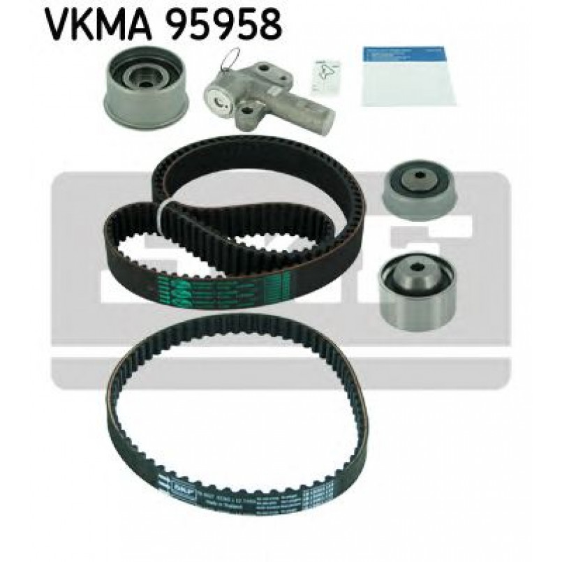 VKMA 95958 SKF Комплект (ремінь+ролики)